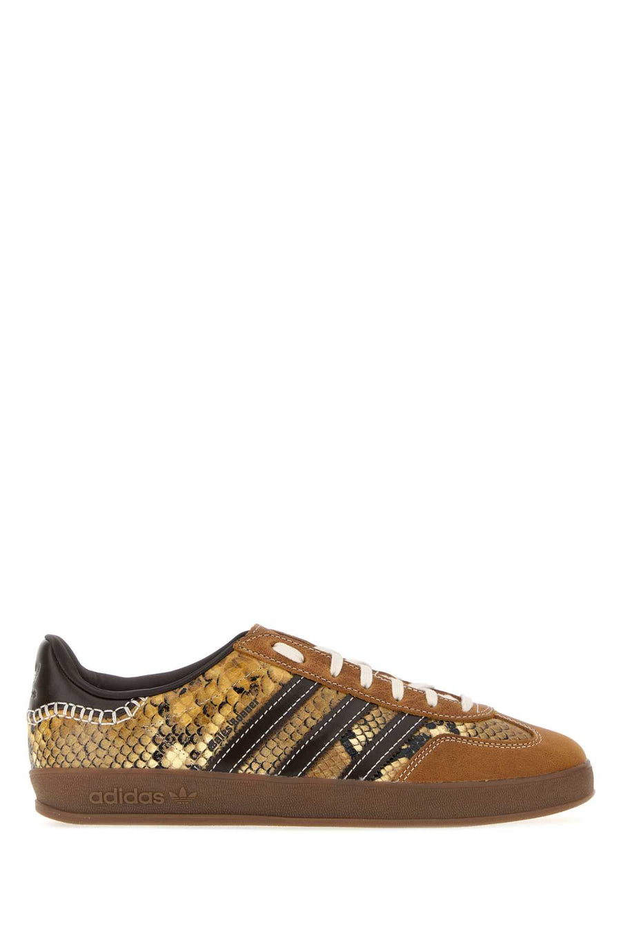 Printed Leather Adidas X Wales Bonner Gazzelle Sneakers Dust Rust/wonder White/collegiate Burgundy