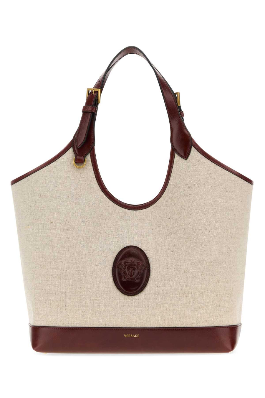 Cappuccino Canvas Large Riviã¨re Shopping Bag Beigepalisandro Borse A Mano