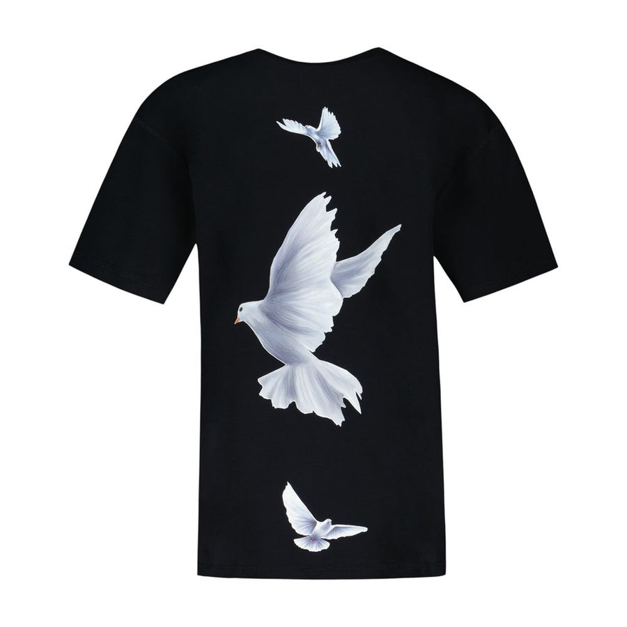 3.Paradis cotton t-shirt in black