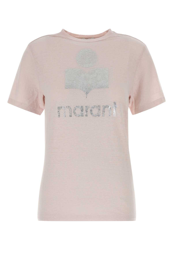 Isabel Marant Etoile 100% Linen t-shirt in pink
