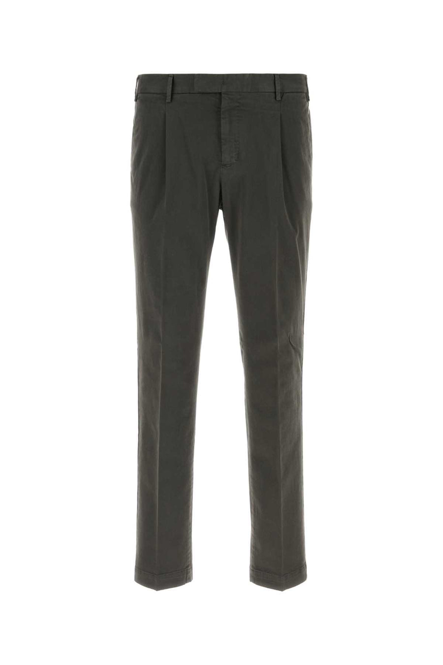 Charcoal Stretch Cotton Pant Grigio Exterior: Elastane Pantaloni