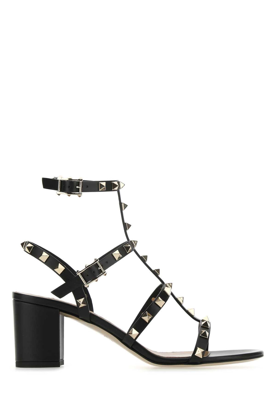 Valentino Garavani Rockst Exterior: 100% Calf sandal in black