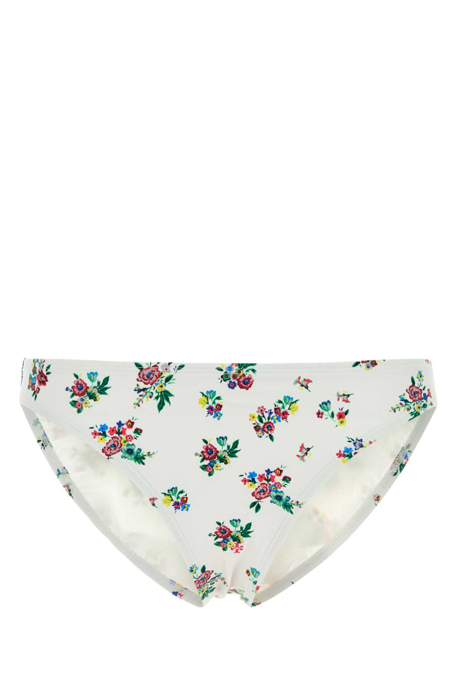 Tory Burch Fiori Shell: 59% Polyamide 41% Elastane; Lining: 73% Polyamide 27% Elastane bikini bottom in white