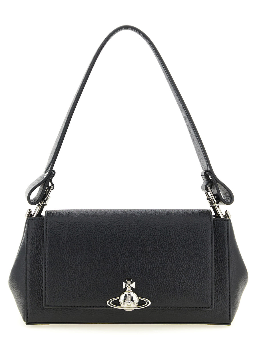 Vivienne Westwood 100% Polyurethane shoulder bag in black