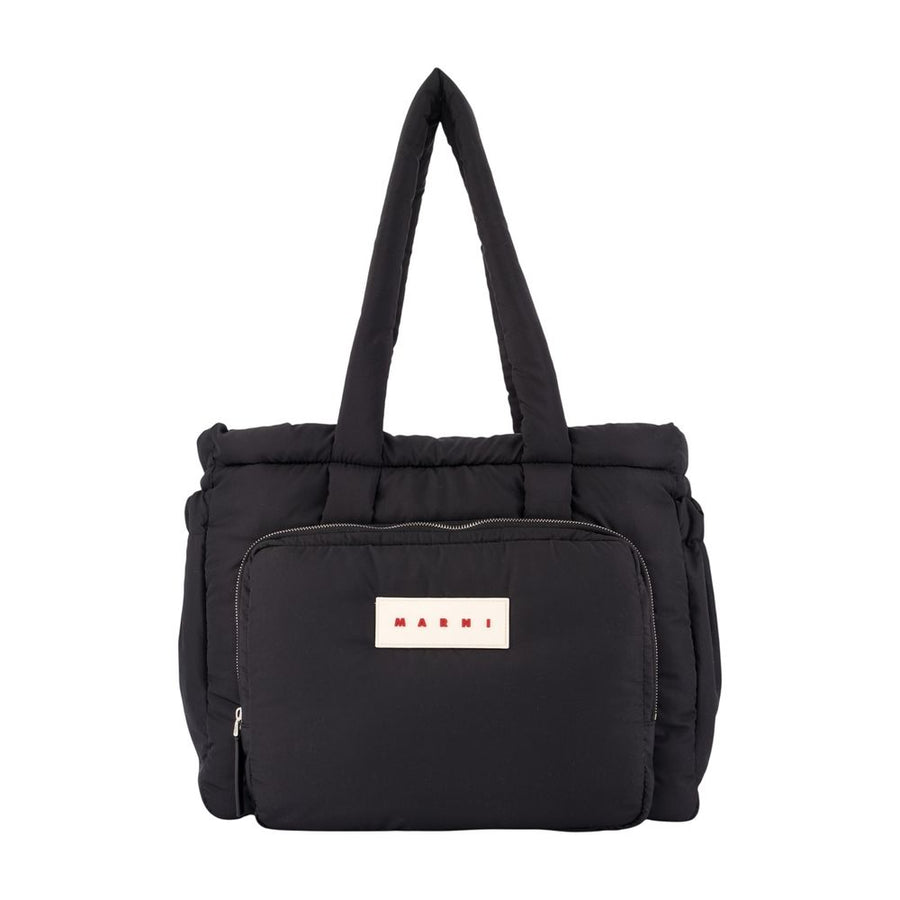 Marni Synthetic tote bag in black