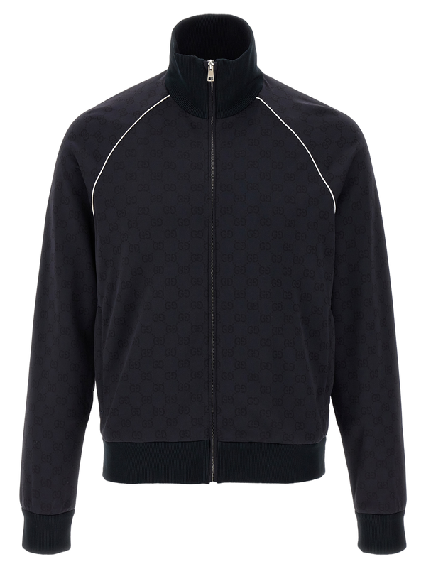 Gucci 75% polyamide sweatshirt in black