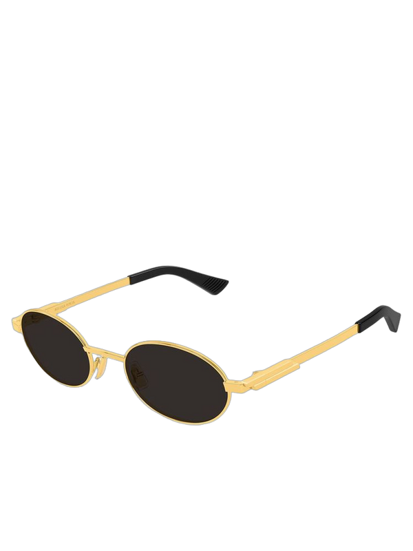 Bottega Veneta BV1470S Metal frame sunglasses in gold