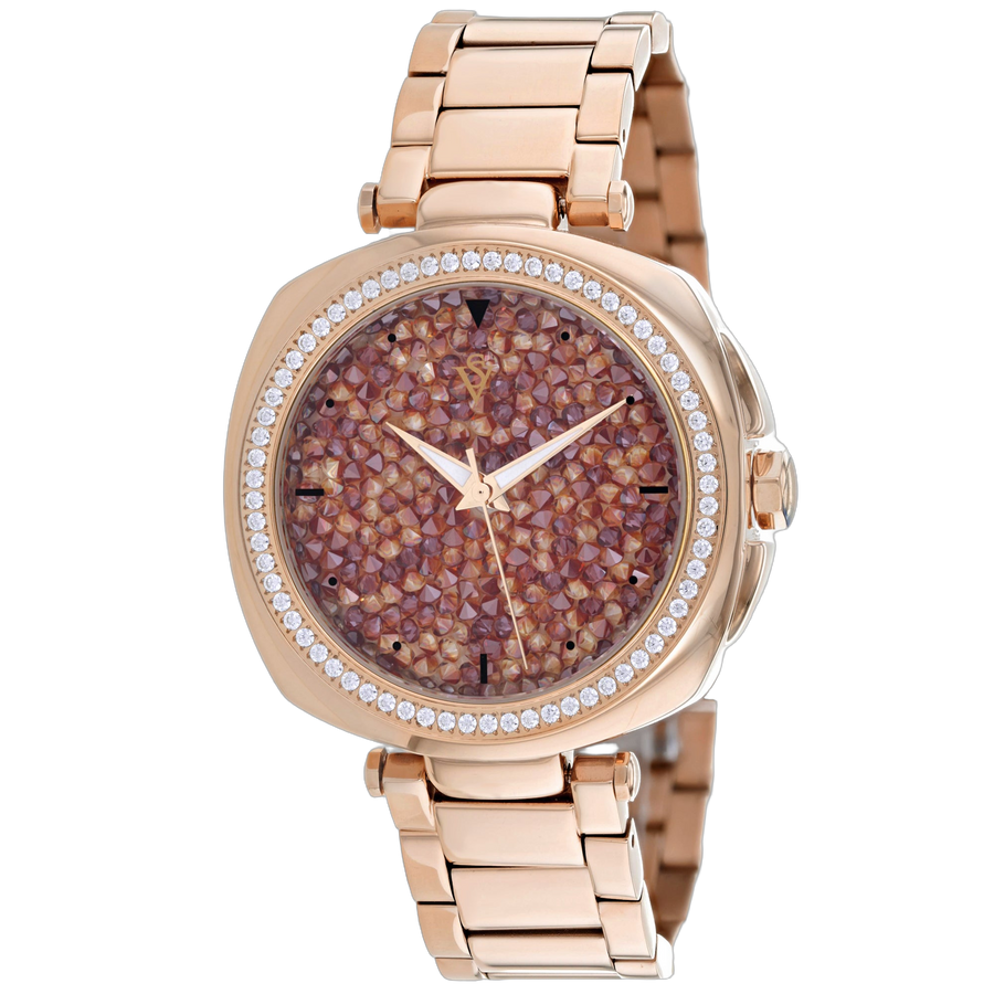 Christian Van Sant Stainless steel case watch in rose gold