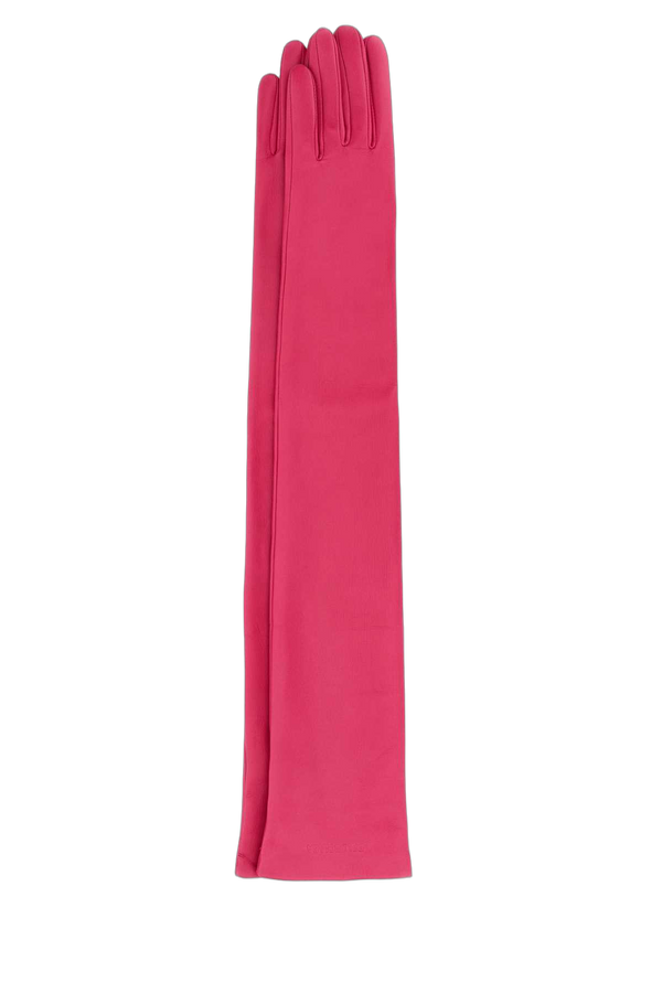 Balenciaga 100% Lamb gloves in rose