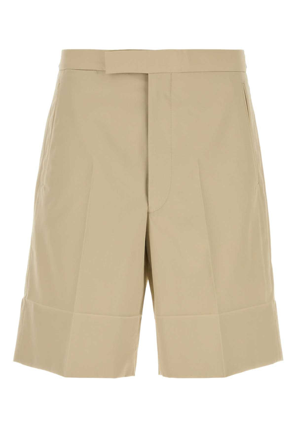 Sand Cotton Bermuda Shorts Sabbia Exterior