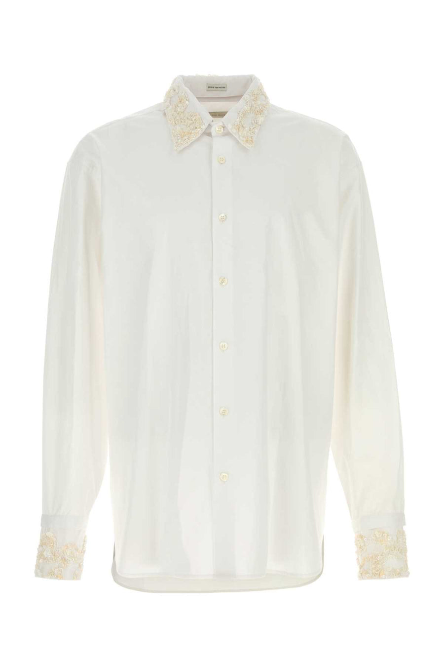 Dries Van Noten 100% Cotton shirt in white