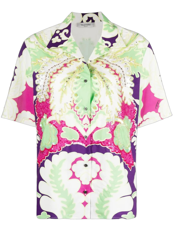 Valentino Cotton shirt in green