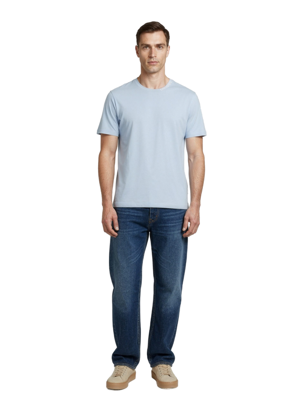 Bicolor Cotton T-Shirt