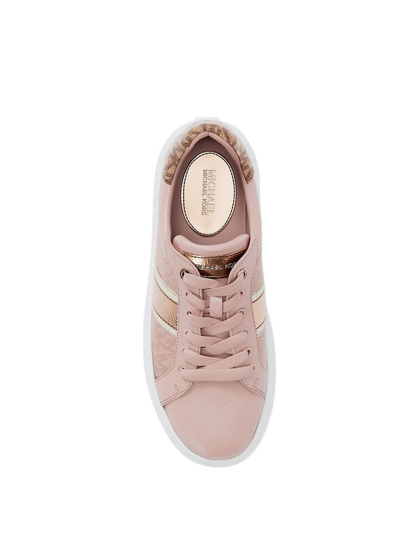 Michael Kors Polyurethane blend sneakers in powder blush