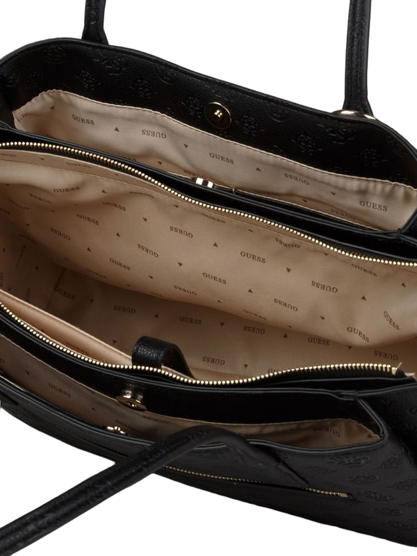 Guess 100% Polyurethane tote bag in black