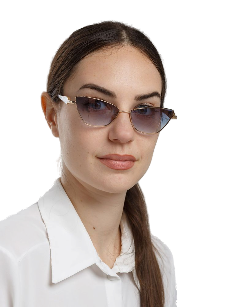 Ana Hickmann AH3347 Metal frame sunglasses in gold