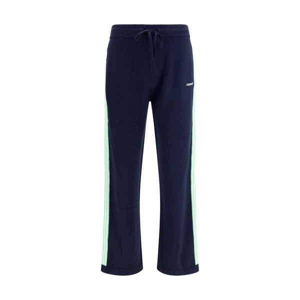 Casablanca 100% Merino Wool Ovis Aries joggers in navy