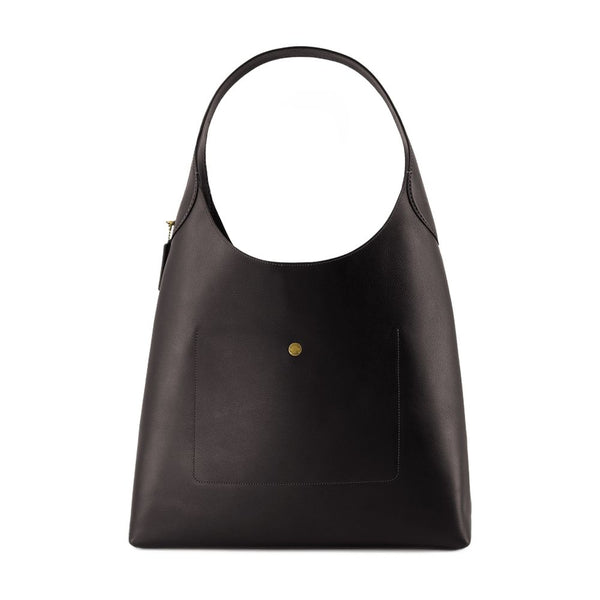 Coach Cowhide shoulder bag in black