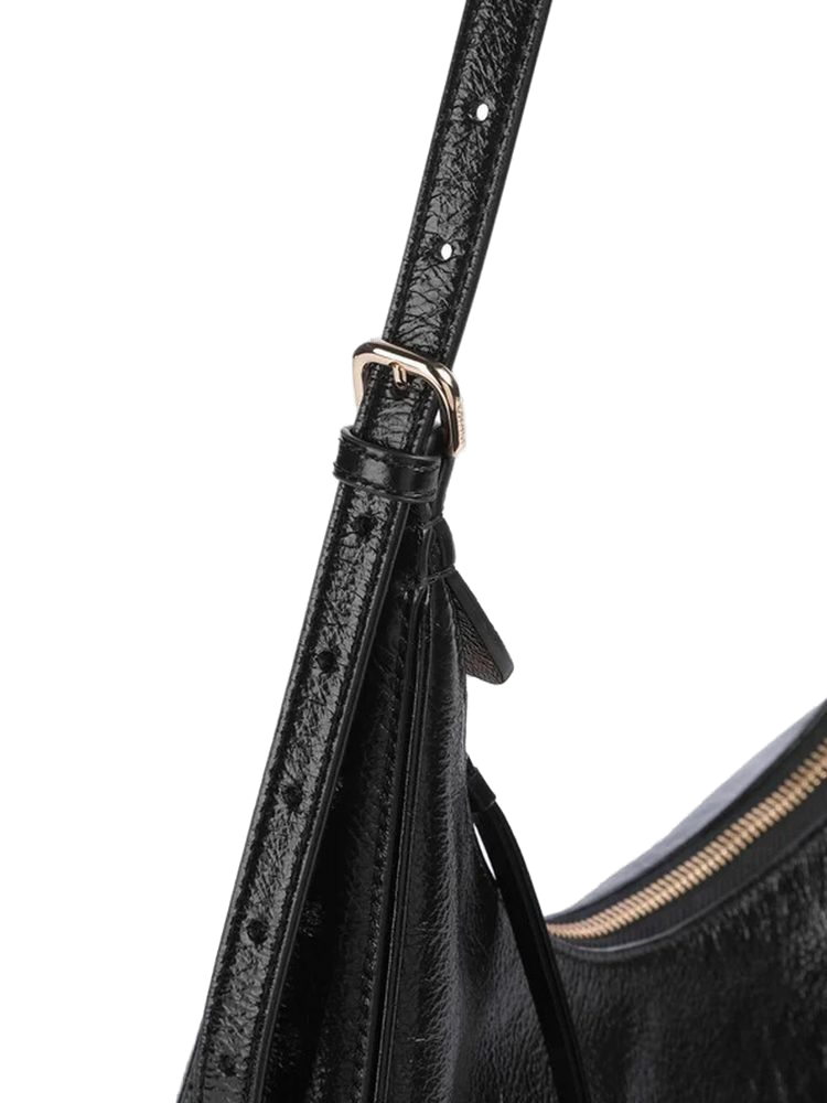 Pinko 100% Lamb Leather shoulder bag in black