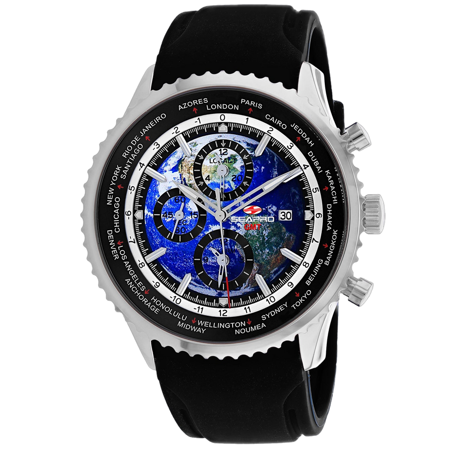 Seapro Stainless steel case watch in silver