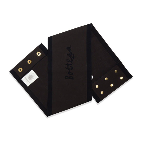 Bottega Veneta Silk belt in black