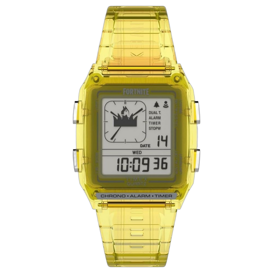 Timex Resin case watch in yellow