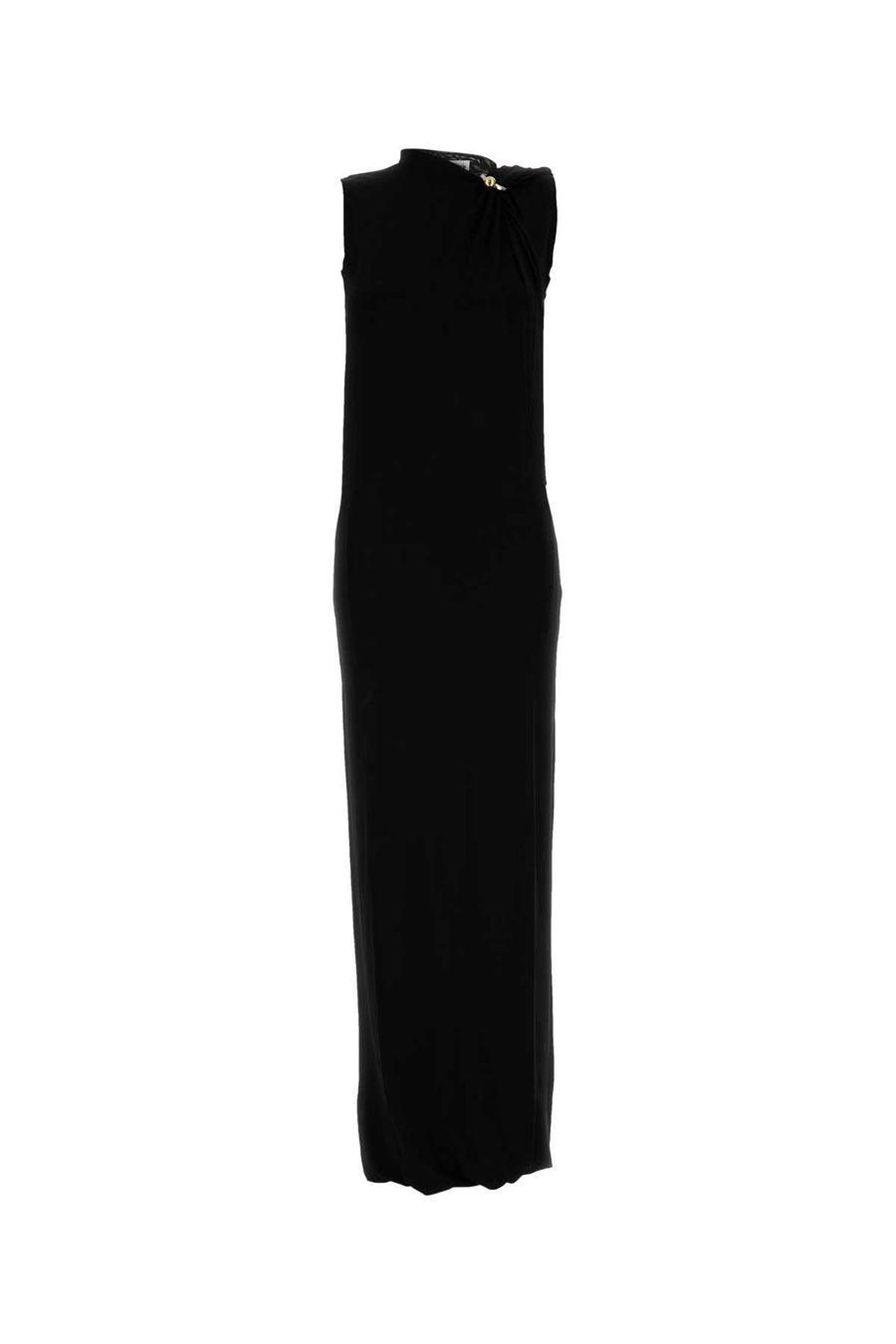 Jean Paul Gaultier Viscose Exterior: 94% Rayon 6% Elastane; Lining: 100% Tessuto dress in black