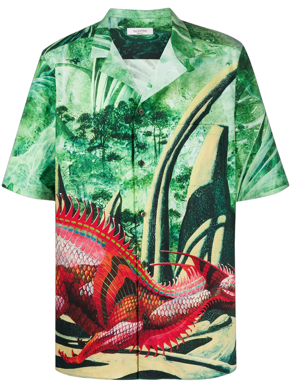 Valentino Cotton shirt in green