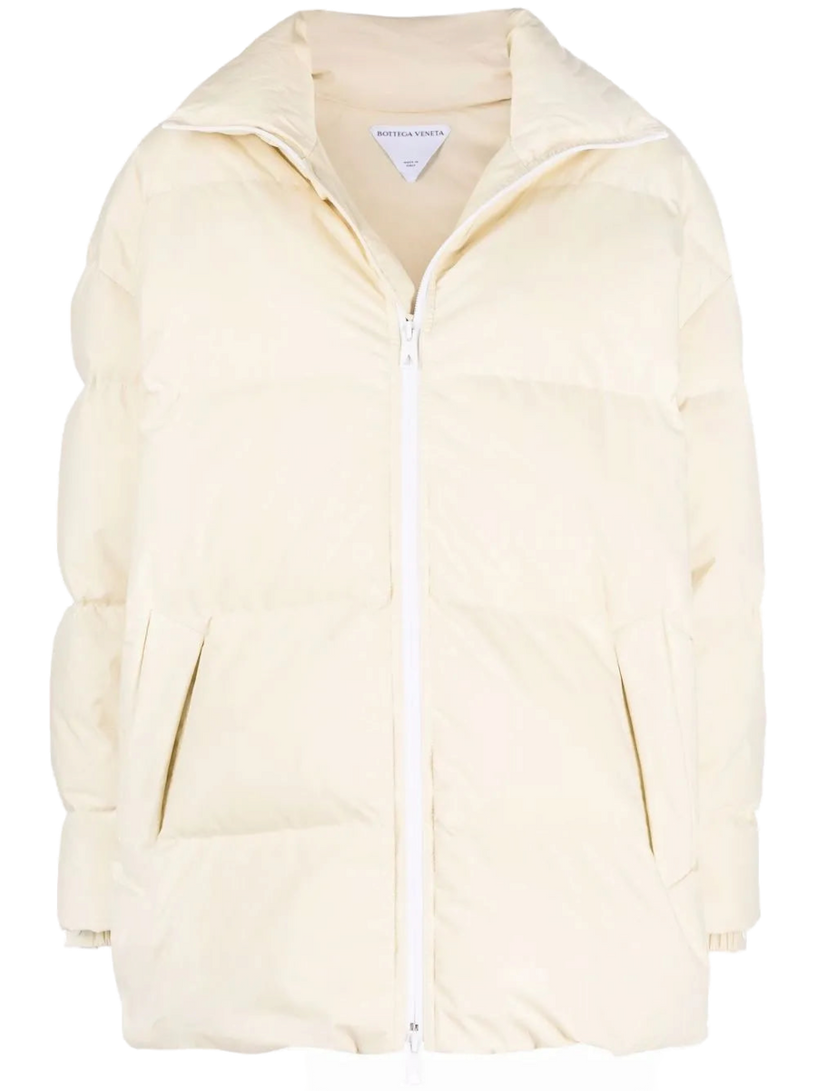 Bottega Veneta Cotton down jacket in white