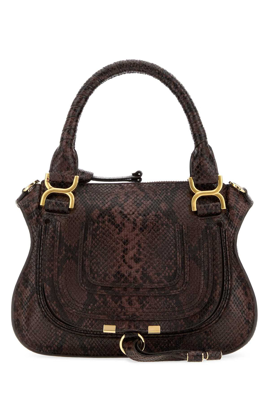 Chloé Marcie Exterior: 100% Leather shoulder bag in brown