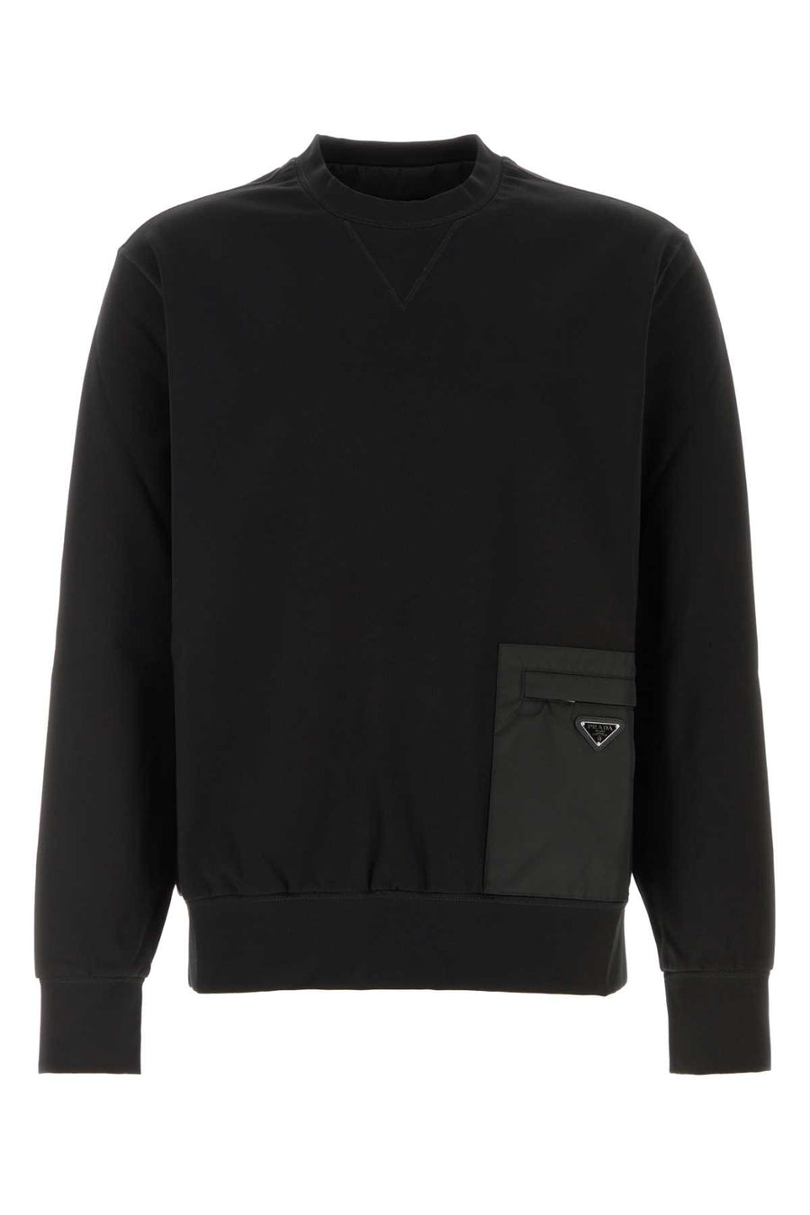 Prada 65% Viscose sweatshirt in black