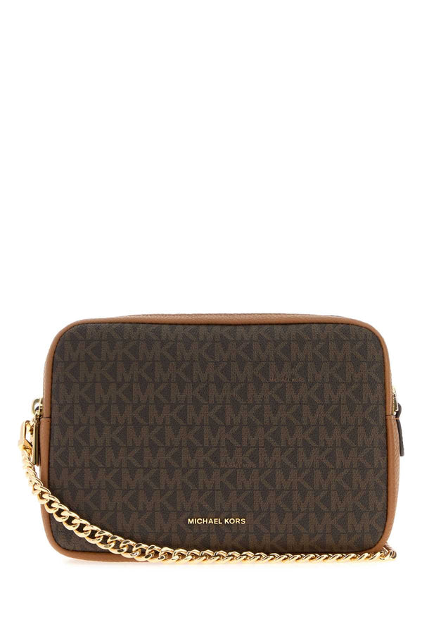 Printed Canvas Bryant Crossbody Bag Brn/acorn Borse A Mano