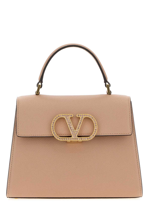 Powder Pink Leather Small Vsling Handbag Rosecannellevintage Borse A Mano