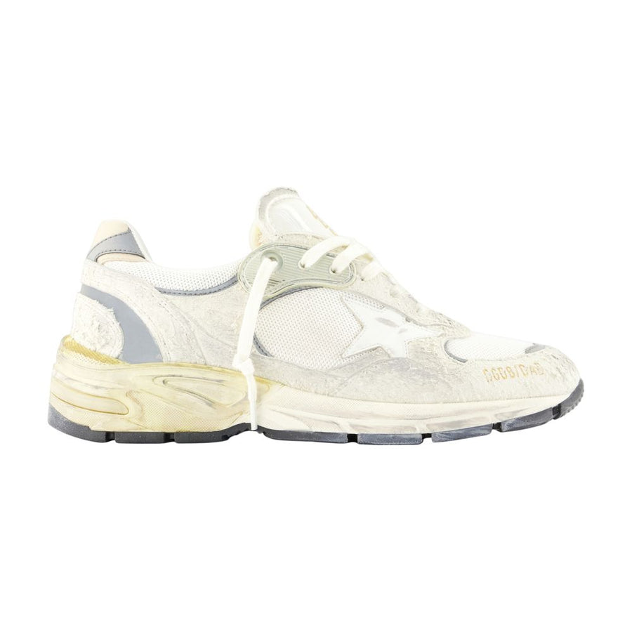 Golden Goose Deluxe Brand calfskin sneakers in white