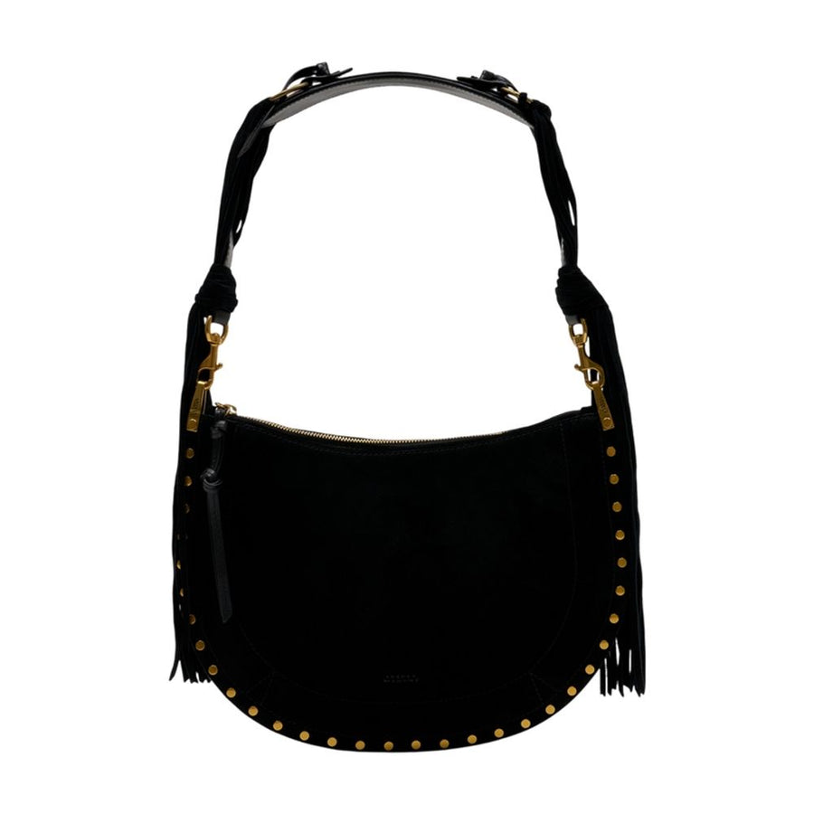 Isabel Marant calfskin shoulder bag in black