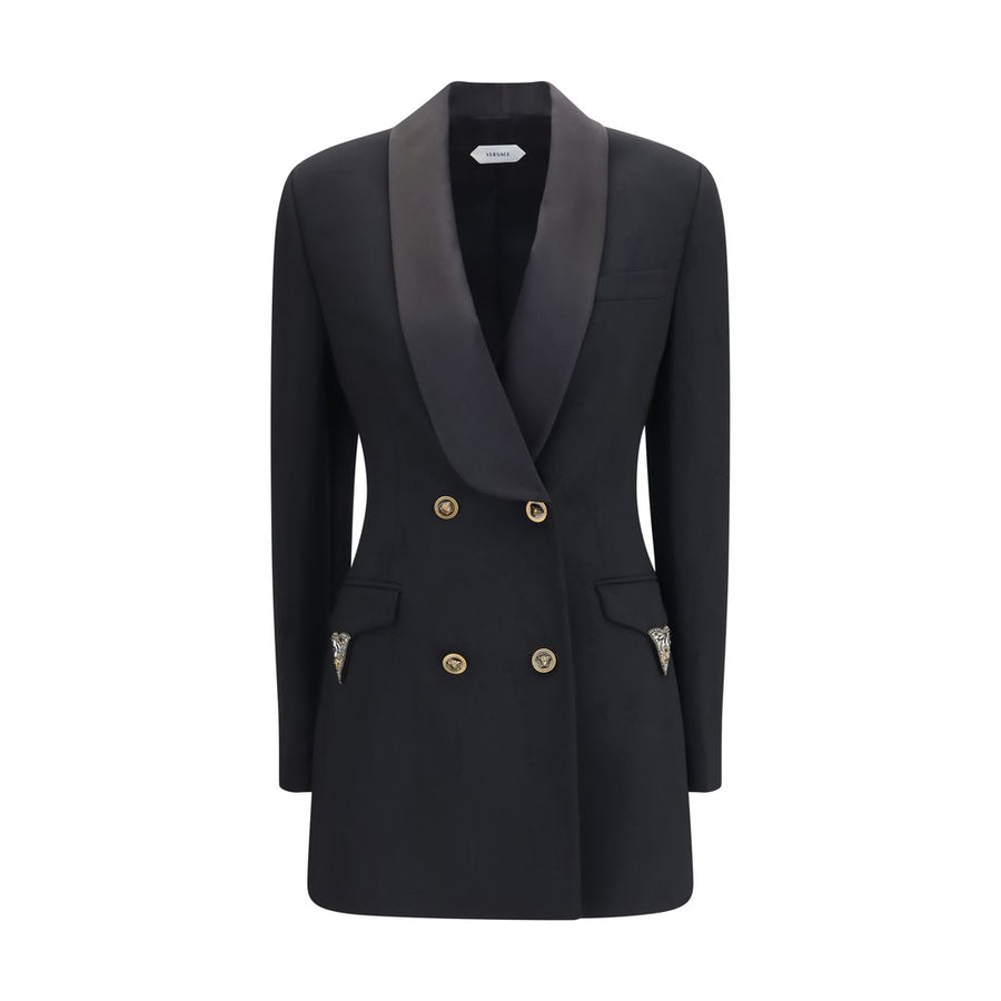 Black Wool Oves Aries Blazer Clothing