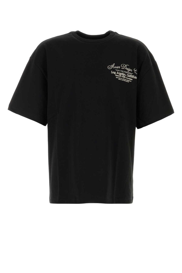 Black Cotton Oversize T-Shirt Exterior