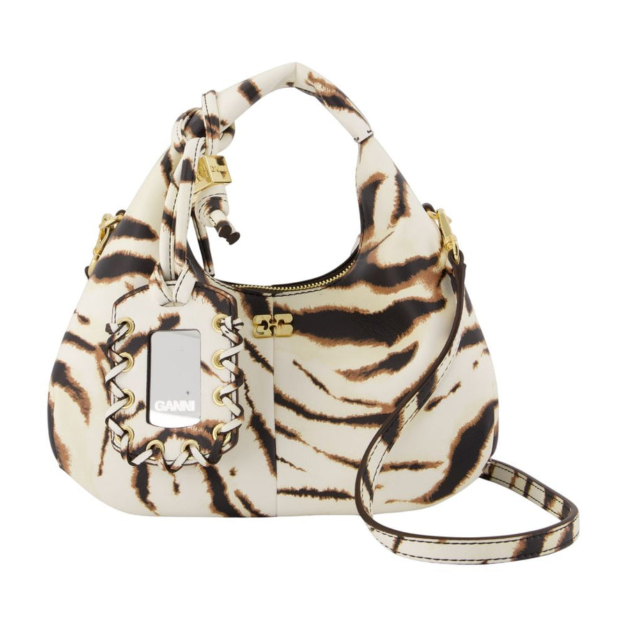 Ganni Synthetic mini bag in white