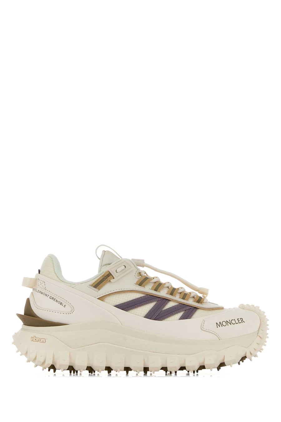 White Fabric Trailgrip Sneakers 035