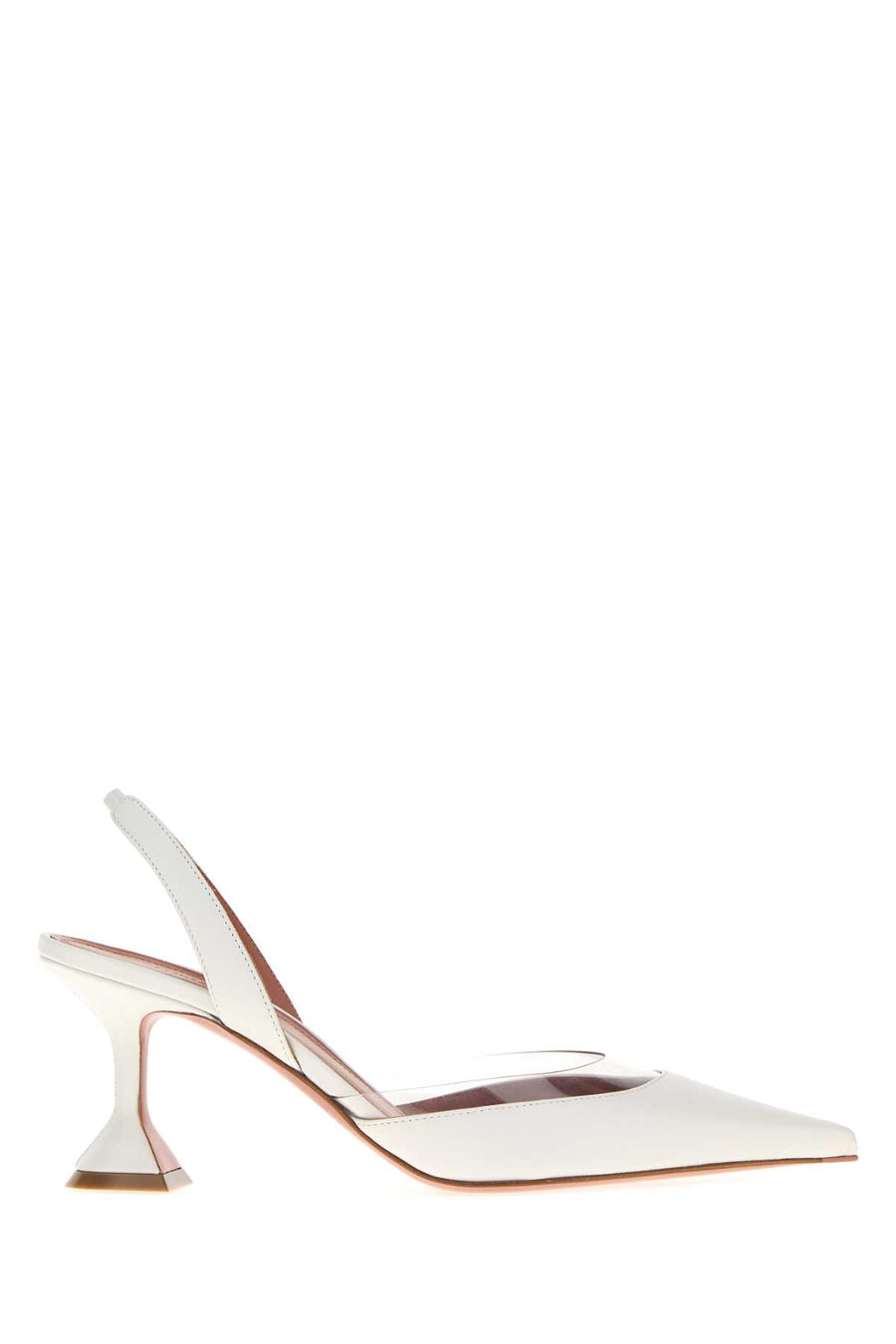 White Nappa Leather Lara Pumps Whitra Scarpe Con Tacco