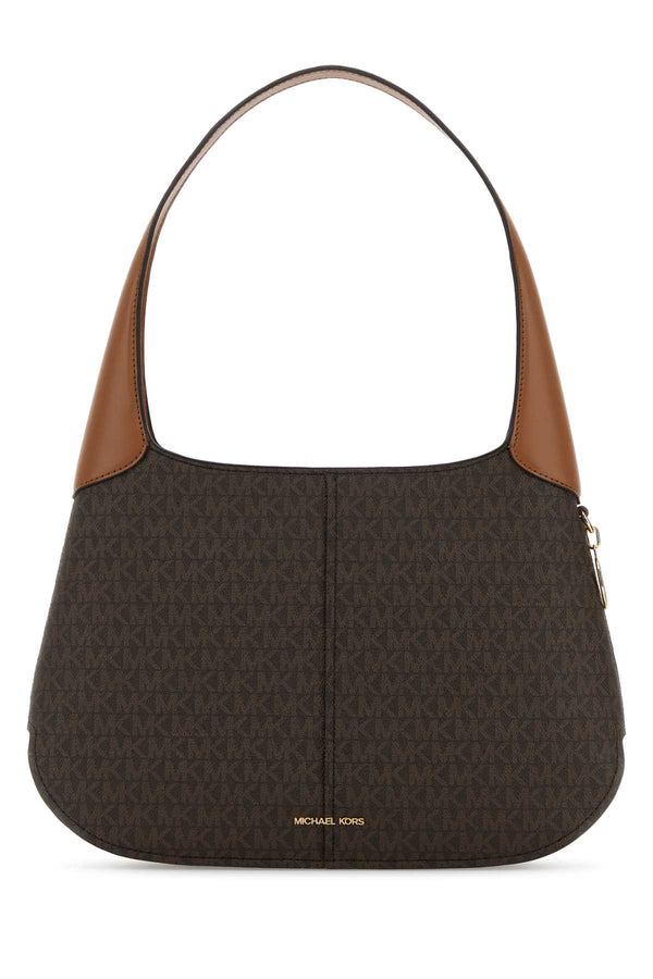Michael By Michael Kors Shldr 89.4% PVC shoulder bag in brown