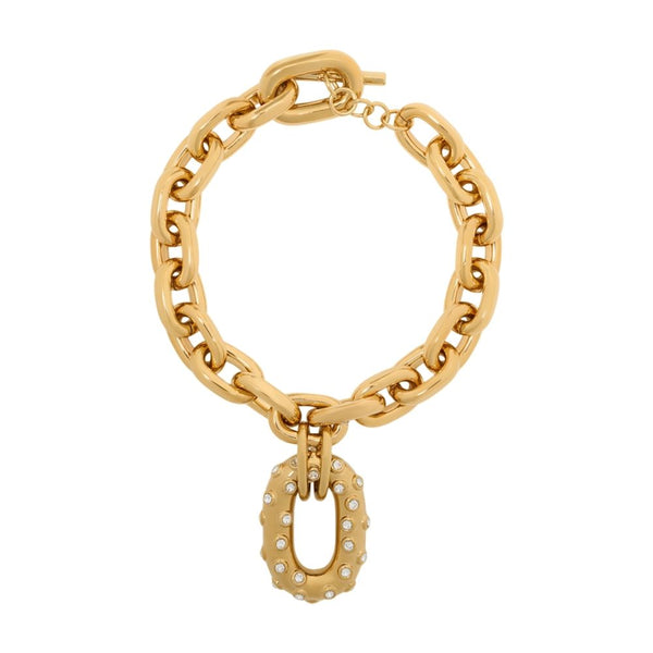 Rabanne Metal bracelet in gold