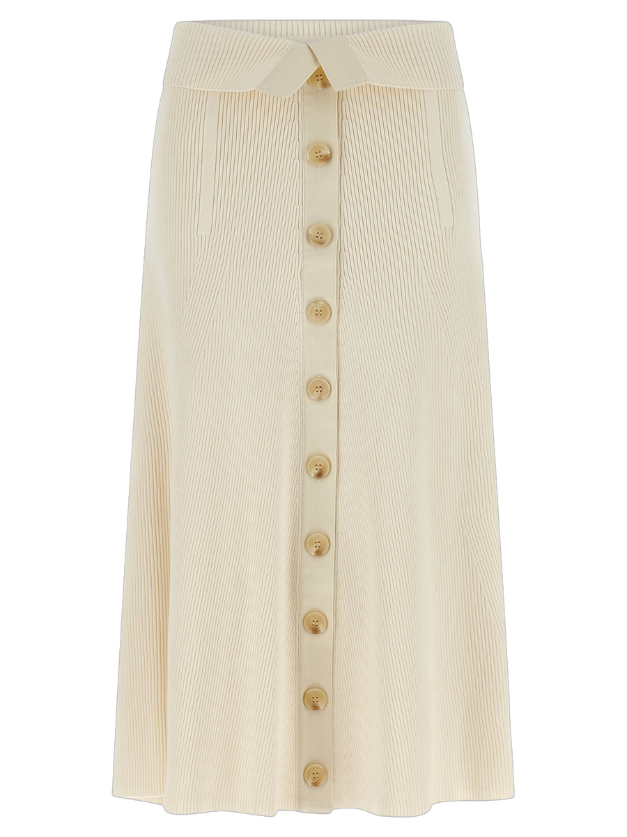 Zimmermann 72% viscose skirt in beige