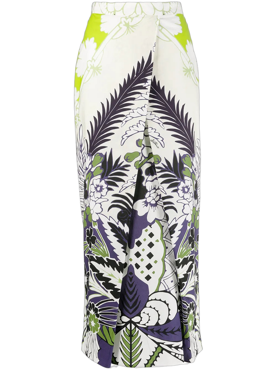 Valentino Cotton skirt in white