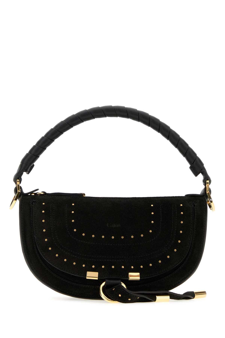 Chloé Exterior: 100% Fabric; Lining: 100% Fabric; Finishing: Golden metal shoulder bag in black