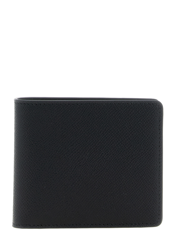 Maison Margiela 100% Calfskin Leather wallet in black