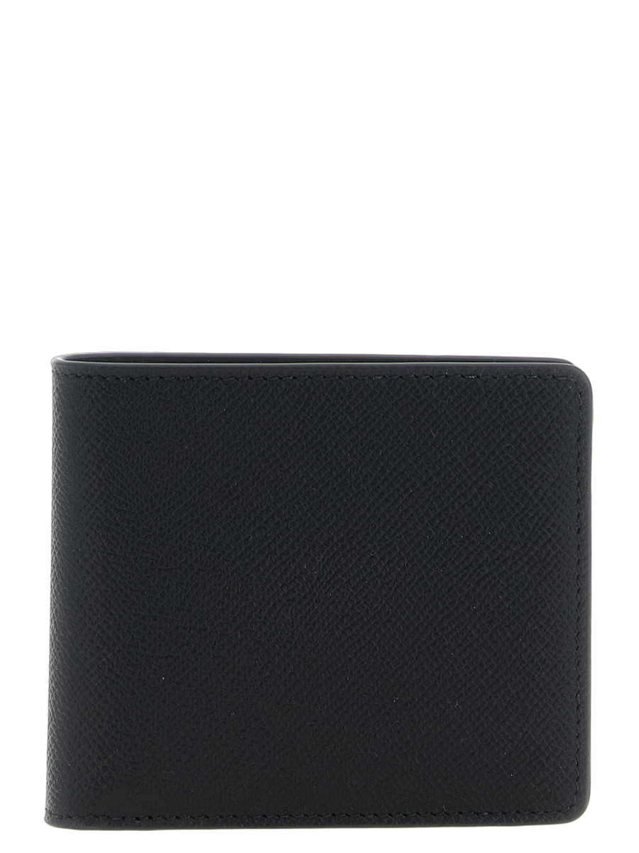 Maison Margiela 100% Calfskin Leather wallet in black