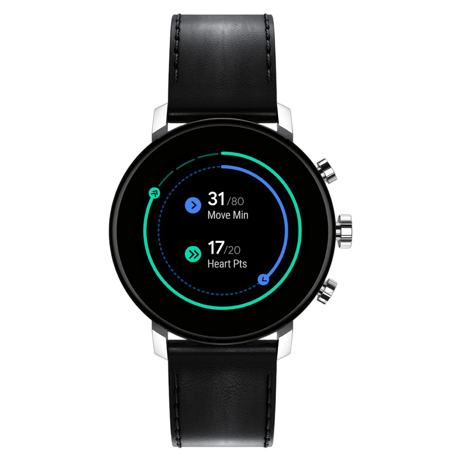 Movado Stainless steel case smartwatch in black