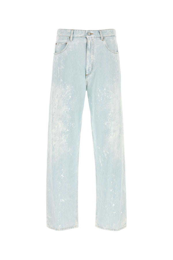 MM6 Maison Margiela Pockets 100% Cotton jeans in blue