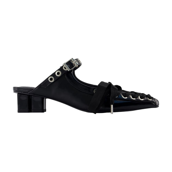 Ganni Synthetic heel in black